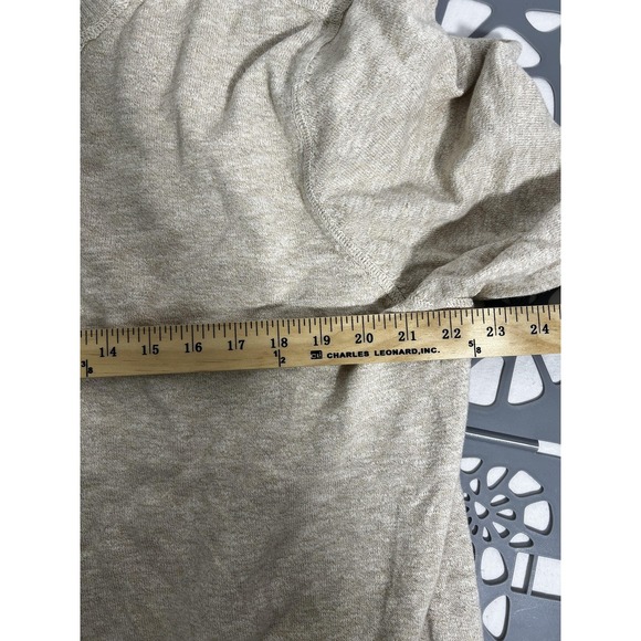 Eddie Bauer Sweater Mens 2XL Beige Oatmeal Cotton Knit Crewneck Pullover Casual - Picture 5 of 8